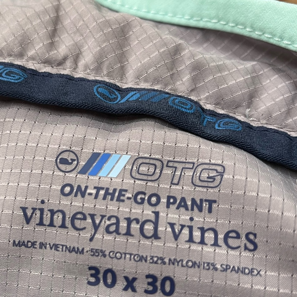Vineyard Vines Performance Pants gorgeous seafoam blue green - Picture 8 of 9
